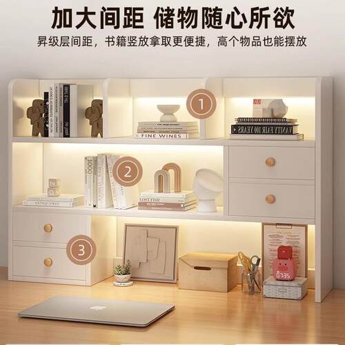 桌面置架简桌上书架书桌收纳物物柜易柜储子家用zsj00200办公室多