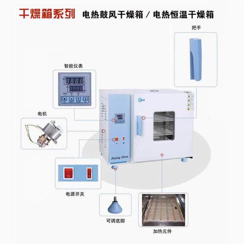 北京中兴伟业250℃电热鼓风干燥箱101-0/1/2AB不锈钢恒温烘箱焗炉