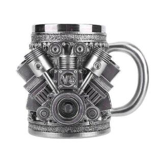 Stainless Engines Coffee Mug Creative Steel