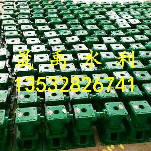 广东汕头螺杆启闭机铸铁闸门截洪渠支流QL-1吨侧摇式螺杆启闭机