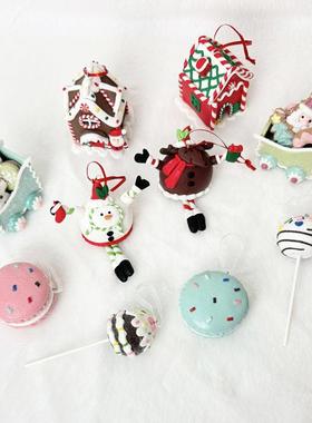 peacetime圣诞节装饰挂件装扮配饰彩色软陶