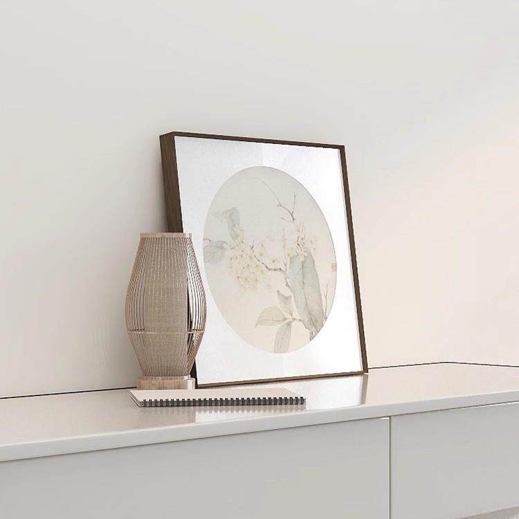 新中式客厅工笔花鸟装饰画餐厅挂画入户玄关壁画书法茶室中式墙画