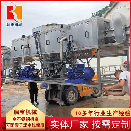 泰国南姜清洗机大姜姜芽清洗机压力济宁客户指定洗姜机