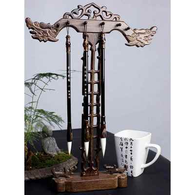 正品紫书云庄羊毛笔法楷狼书山莲中湖笔小学初学集大、、小黑