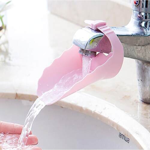 Minimalist Kitchen Children's Faucet Extender Long Hand Wash
