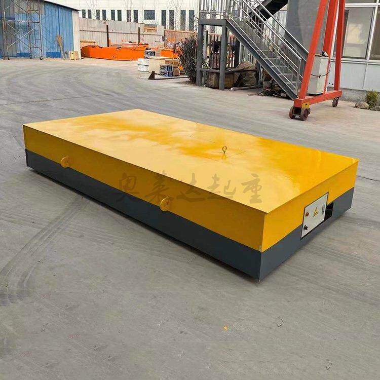 5吨电动地平车重物搬运无轨运输车智能搬运平台车