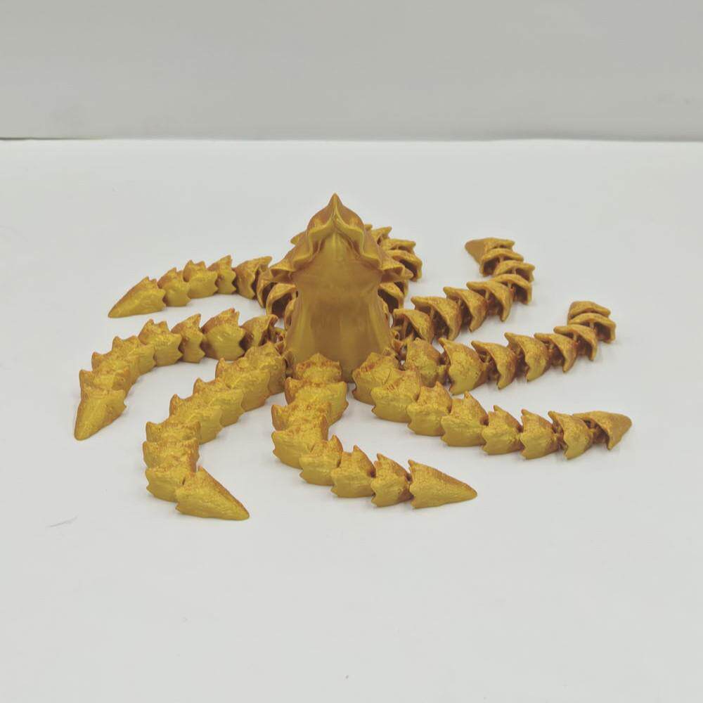 八爪鱼打印章鱼海洋3D模型摆件