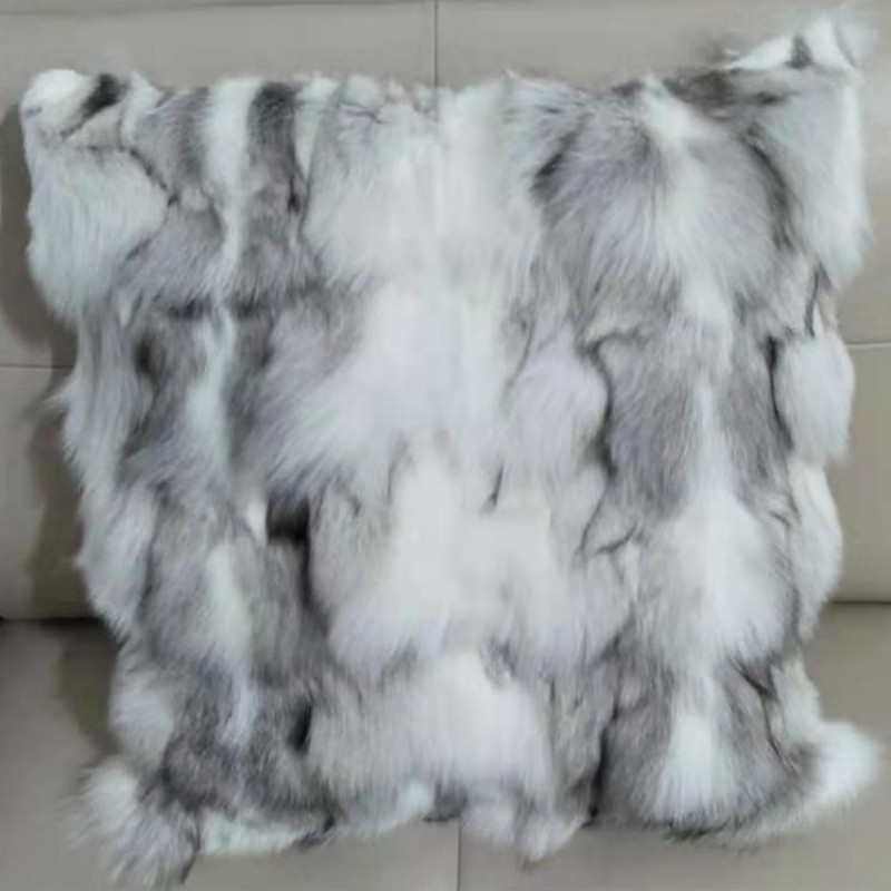 自然色狐狸毛挂毯白狐搭毯十字狐褥子赤狐汽车腰枕坐垫抱枕原料,居家布艺,靠垫/抱枕,淘宝优惠券,粉丝福利购,淘宝优惠卷