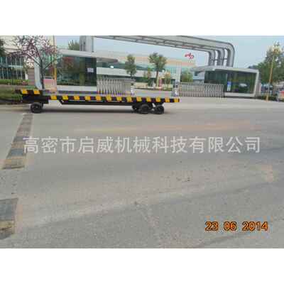 10吨平板挂车实心胎拖车厂家厂家供应