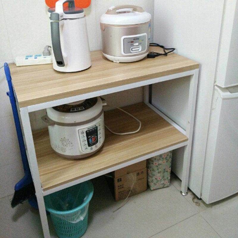 2025新款厨房置物架桌子置物桌落地家用简易出租屋做饭切菜多功能