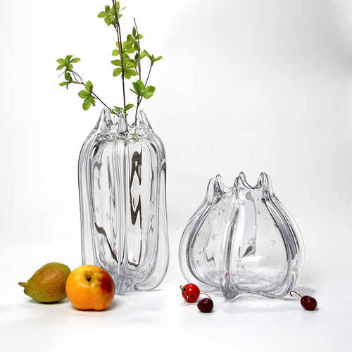 简约现代家居卧室软装饰品样板房间花器插花书房艺术轻奢花瓶摆件