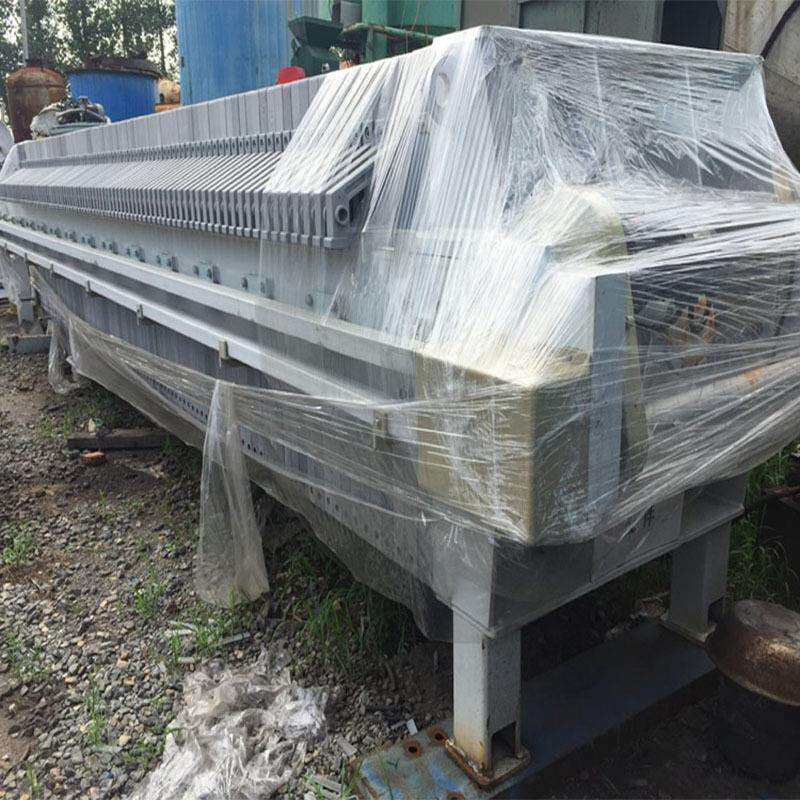 处理99新程控隔膜压滤机板框压滤机100方自动拉板压滤机