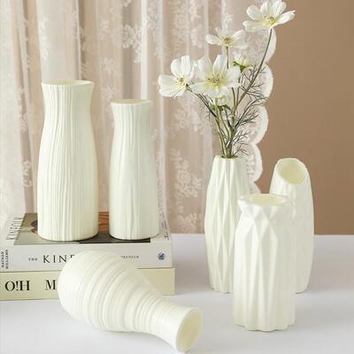 Home Decor INS Nordic Style Plastic Vase for Living Room, Du