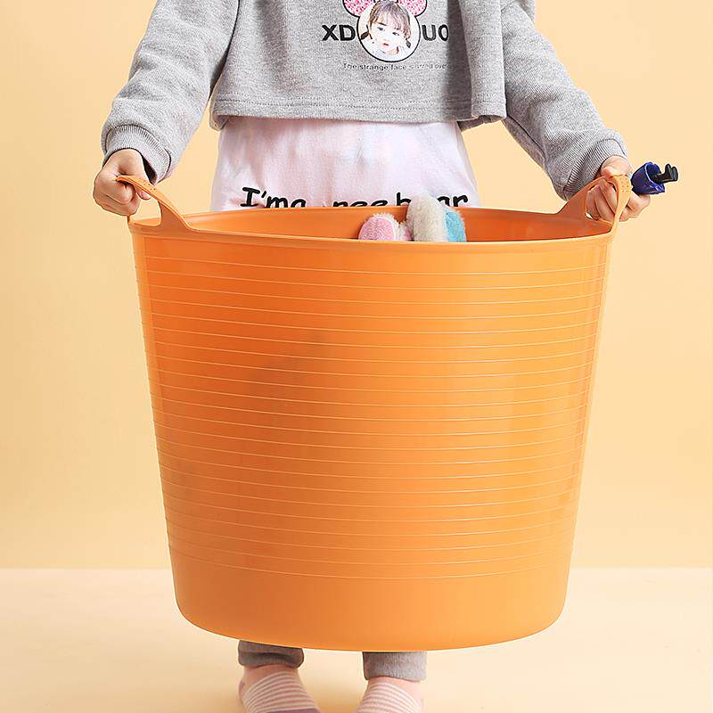 宝宝塑料泡澡桶儿童沐浴桶婴儿游泳桶中大童洗澡盆家用衣服收纳桶