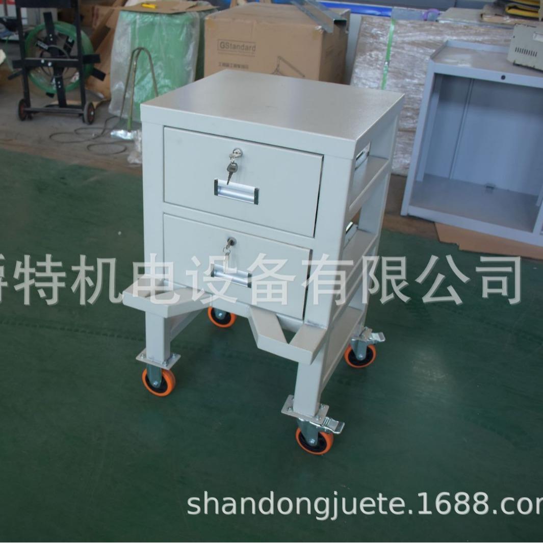 爵特汽修工具车两层维修转向刹车轮移动工具箱收纳柜零件车铁皮