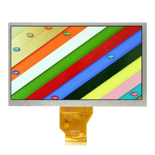 7.0寸高清TFT位LIKDCD晶显示屏50Pin插2接RGB24数码彩液屏104×60