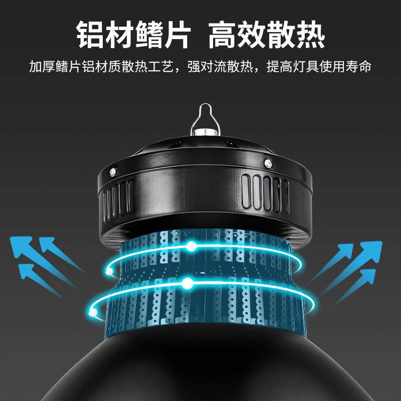 led工矿灯车间灯室内篮球羽毛球场体育馆灯防炫目灯厂房吊灯