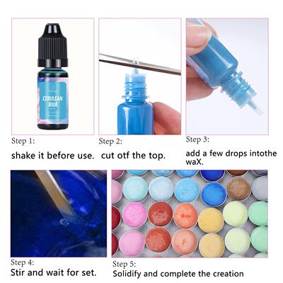 10ml Resin Pigments Candle Soap Dye DIY UV Epoxy Resin Mold