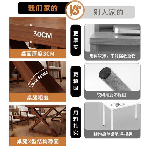 民谣露营餐桌酒吧桌椅实木腿清吧工业风烧烤店咖啡厅高端酒馆饭桌