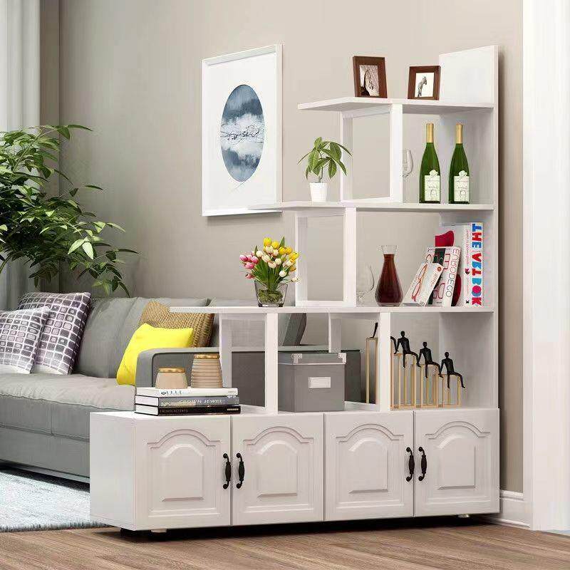 简约现代客厅隔断柜入门玄关置物架客厅花架子落地式酒柜家用小型