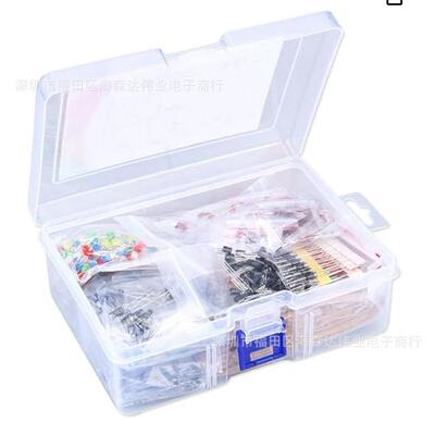 1400PCS 1500PCS 6-7种元器盒 元件包套件包 发光二三极管瓷片