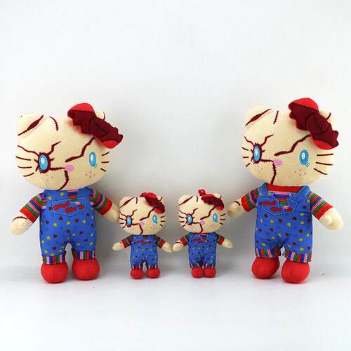 Hello Kitty鬼娃恰奇chucky公仔毛绒玩具玩偶书包挂件钥匙扣礼物
