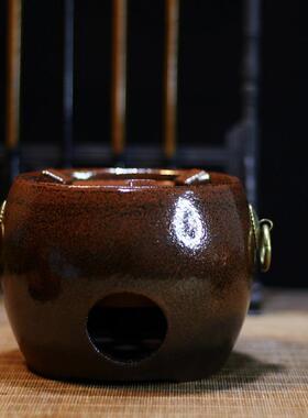 潮州工夫窑变炭炉煮茶炉烧水炉橄榄炭炉户外炉煮茶窑变炉
