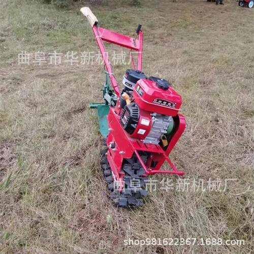 款柴PUY果油多能微耕机链轨式松土旋新功耕开沟机大棚园除草微耕