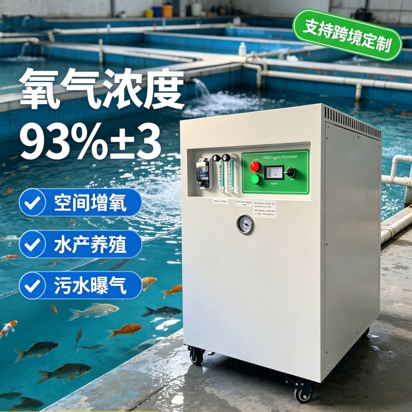 工业级鱼池制氧机水产市场活鲜暂养氧保鲜提鲜商用养殖氧气机