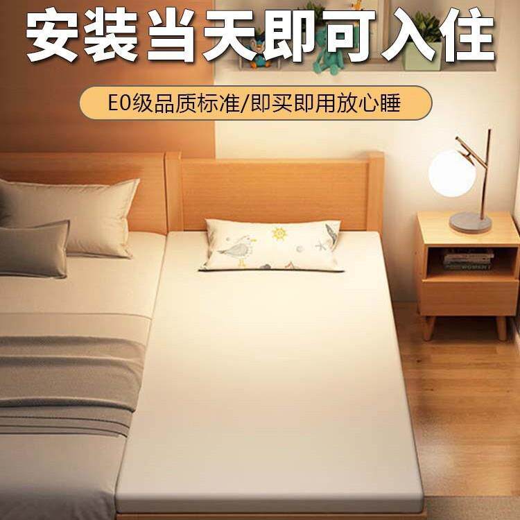 实木儿童床拼接床婴儿床拼接大床加宽床单人榉木男孩宝宝床边小床