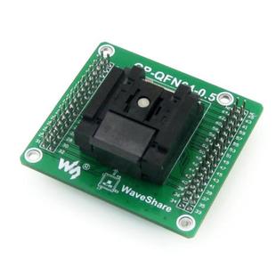 01通用测试座带排针从两侧引出所有PIN 0.5 MLF64QFN64QFN 64BT