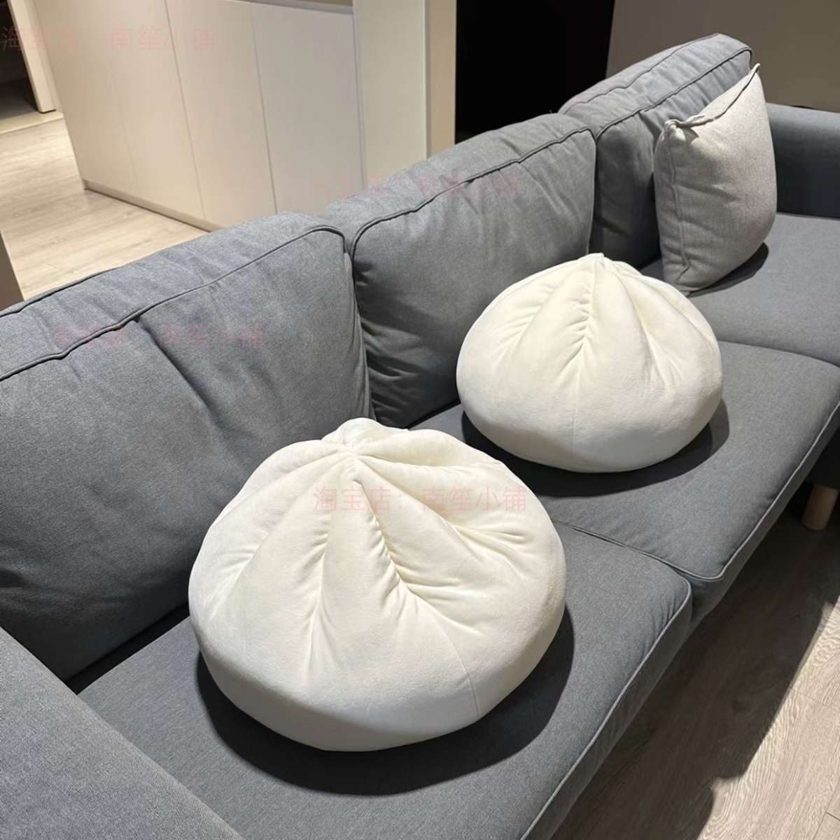 肉包子抱枕沙发客厅高级感创意靠垫现代简约