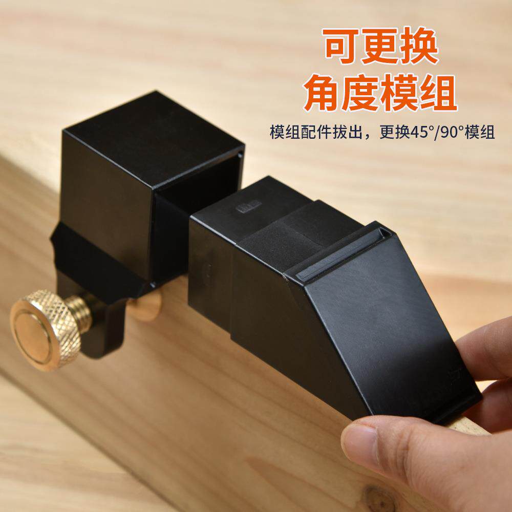 燕尾榫规手锯导规0划规线木尺工卯划线器手工9度直角锯切规榫榫画