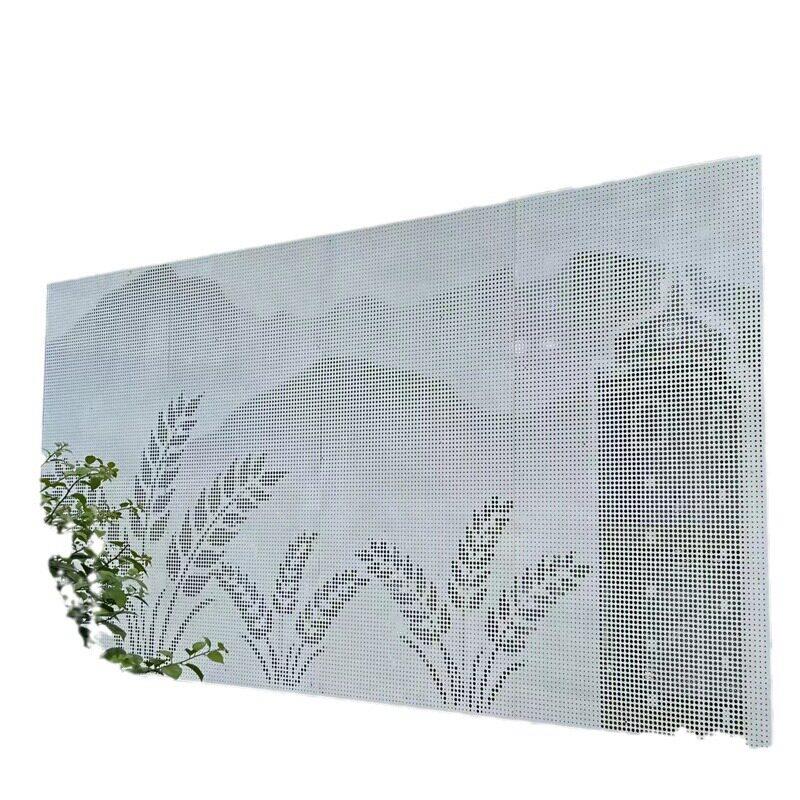 室外建筑幕墙外墙天花吊顶造型装饰店铺装修设计室外门头穿孔铝板