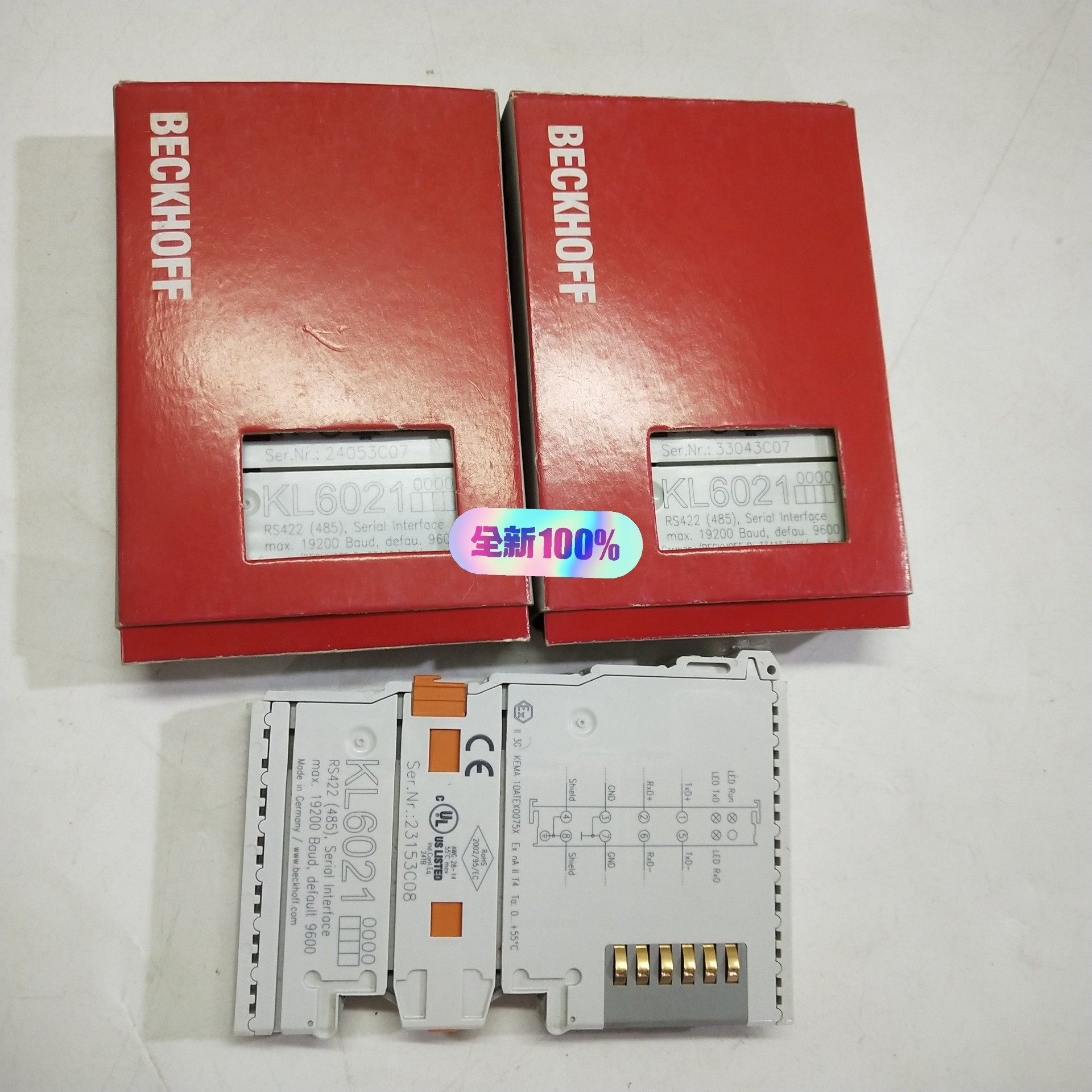 BECKHOFF倍福 KL6021 模块 全新原装正品 实物