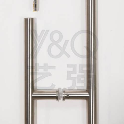 玻门大拉手不锈钢门拉手隔黑璃色扶手断门酒店推拉门包YQA111皮把