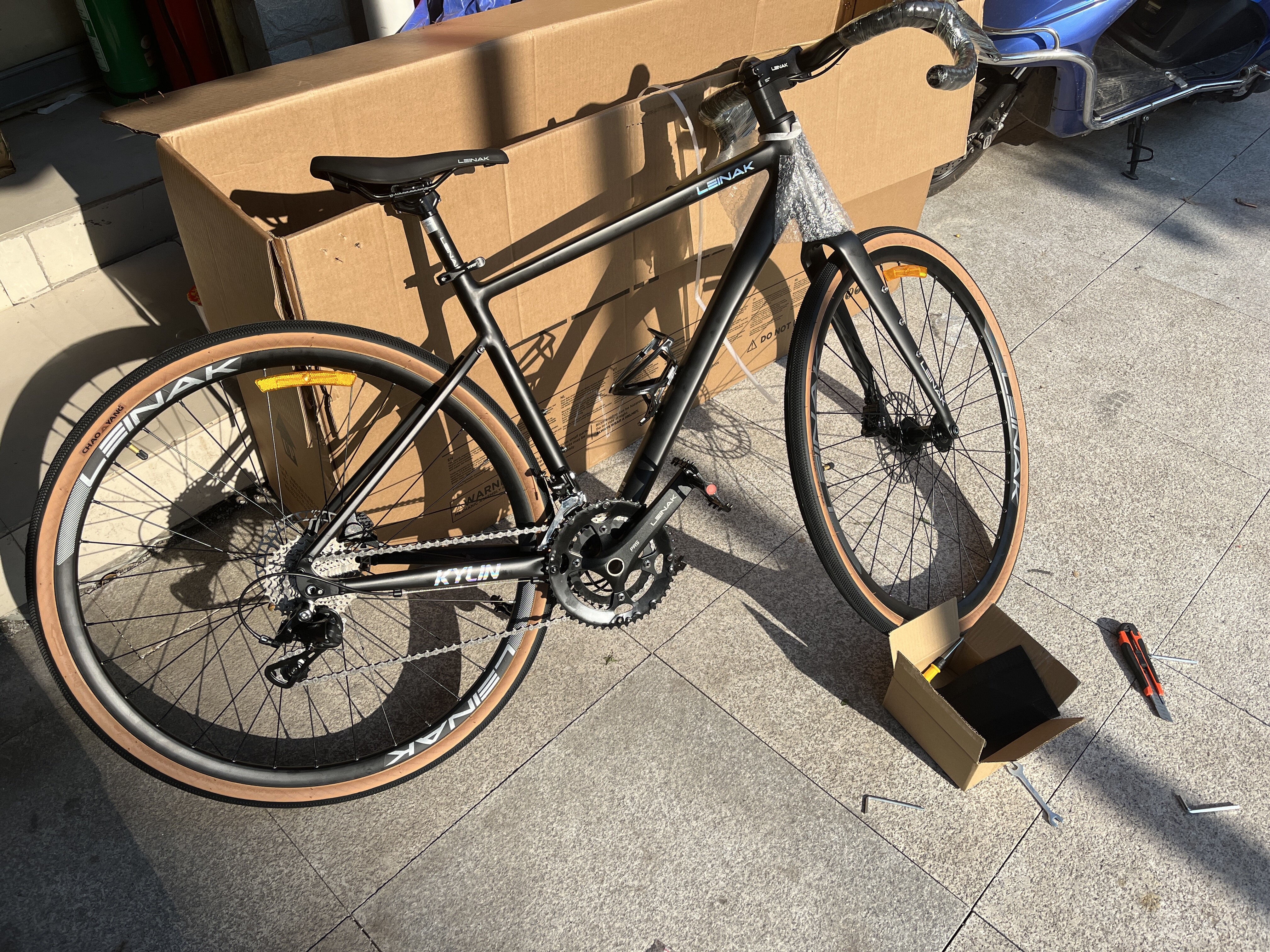 Гравийный велосипед Lanak Kirin 2.0 (Gravel), Shimano 16 скоростей, гидравлические тормоза, рама 6061, туринг photo review