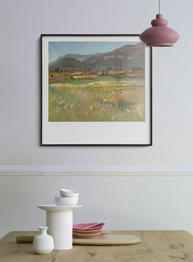 不够艺术 现代风景油画装饰画客厅书房墙面挂画餐厅卧室轻奢壁画