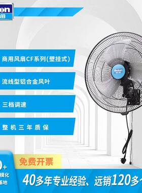 Deton风扇商用挂墙扇20寸壁挂扇工业电风扇办公室家用CF-50W