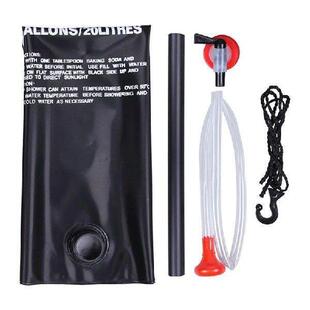 1 Pack Outdoor Camping Shower Bag, 5Gallons Portable Solar