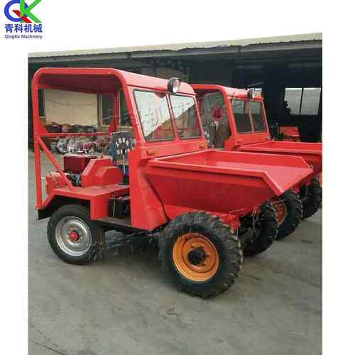 建筑工程带棚式翻斗车 小型四轮柴油自卸车 矿用砂石运输工具车