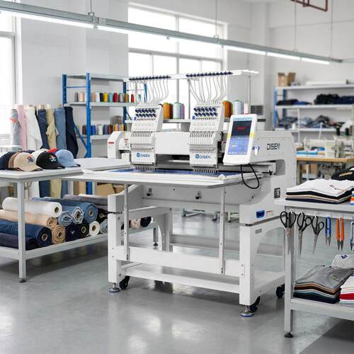 双头绣花机logo sewing machine for clothes embroidery machine