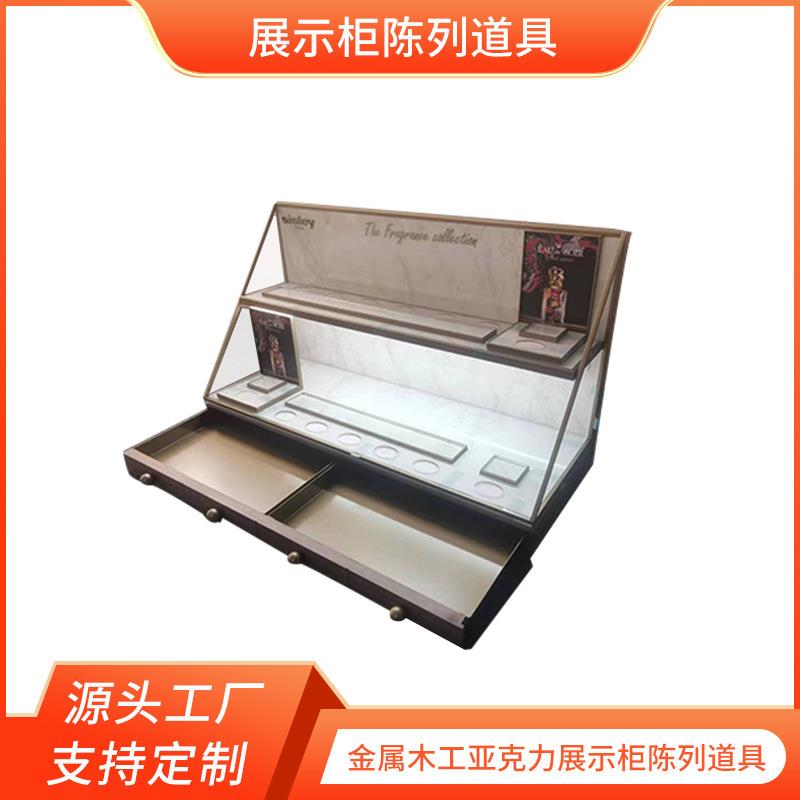 架化妆品展示柜样品摆放多规格礼品物品木属质/展示架金厂家