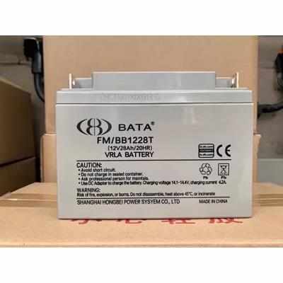 BATA鸿贝蓄电池FM/BB1228 12V28AH 直流屏UPS消防用铅酸应急系统
