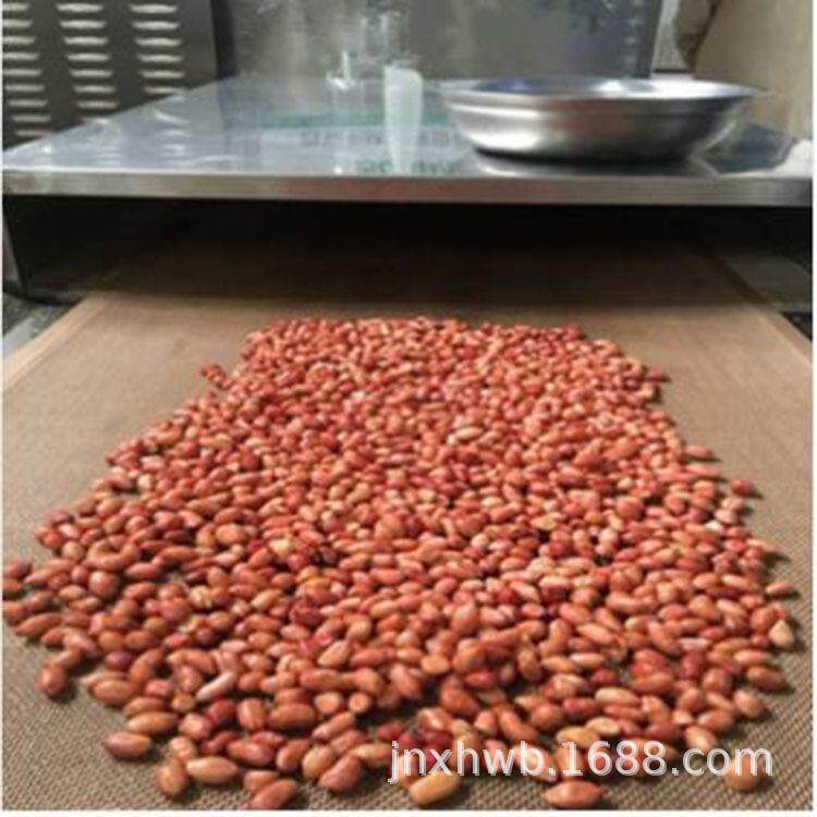 黑豆五谷杂粮烘焙熟化黄粉虫微波烘干机黑水虻干燥杀菌设备