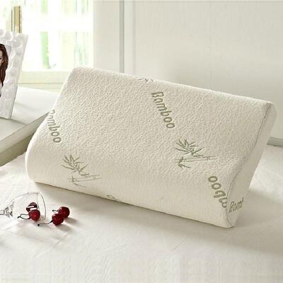 Bamboo Memory Foam Orthopedic Pillow 竹纤维记忆保健护颈枕头