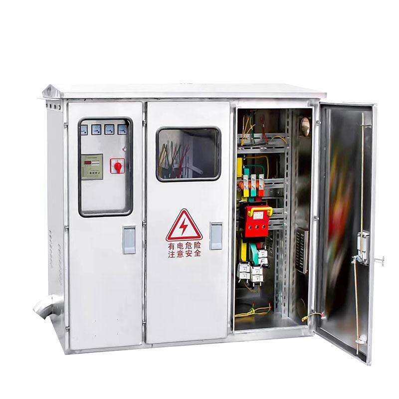 户外低压综合不锈钢配电箱JP柜农网计量补偿变压器多功能50/80KVA