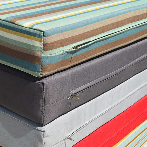 户外沙发长方形坐垫卡座鞋凳飘窗坐垫藤椅海绵垫露天防泼水座椅垫