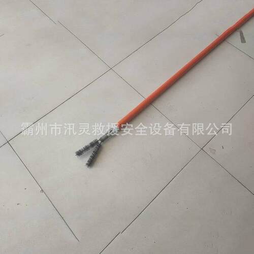 V型导线刷2.5M高空通用清扫刷操作杆高空线缆绝缘清洁刷
