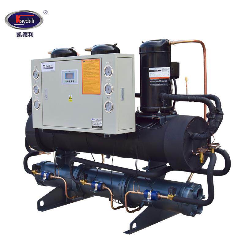 冷水0机 台式冷水机组饮料食螺品水冷机架制冷机3KW -30hp杆工业